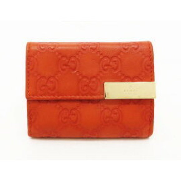 Gucci Guccissima Tri Wallet Orange - Picture 1 of 3